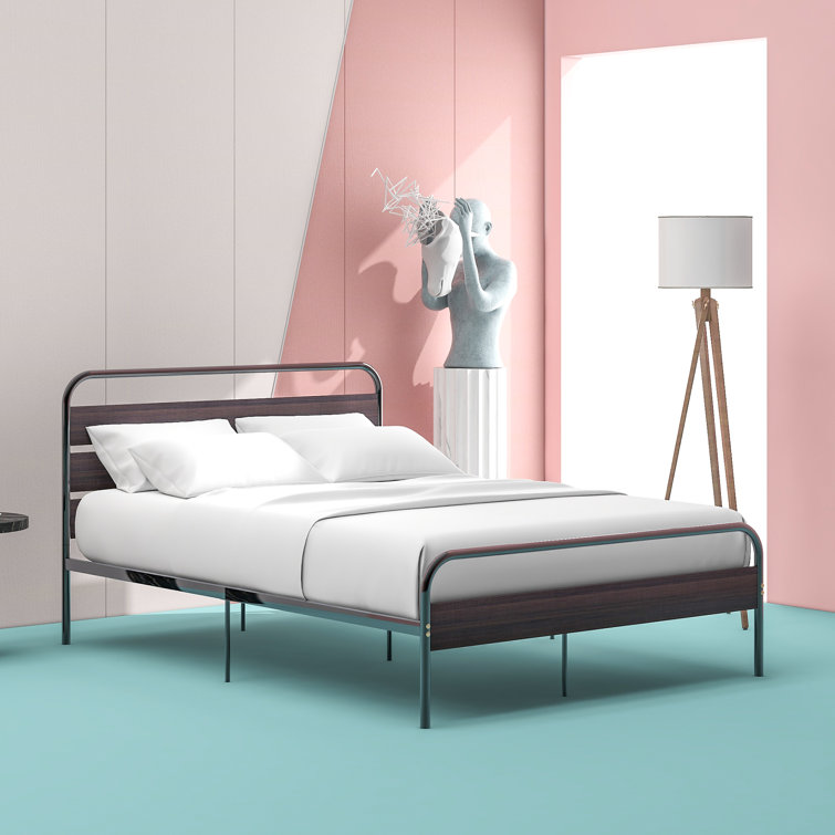 Williston Farlend European Double Bed Frame Wayfair.co.uk